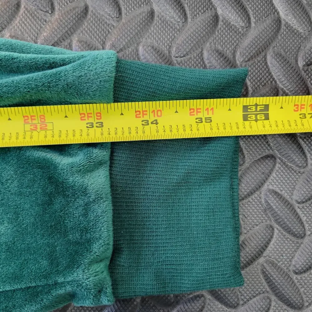 Stars Above Velour Jogger Pants Women's S Green Drawstring Lounge Pajama Cozy